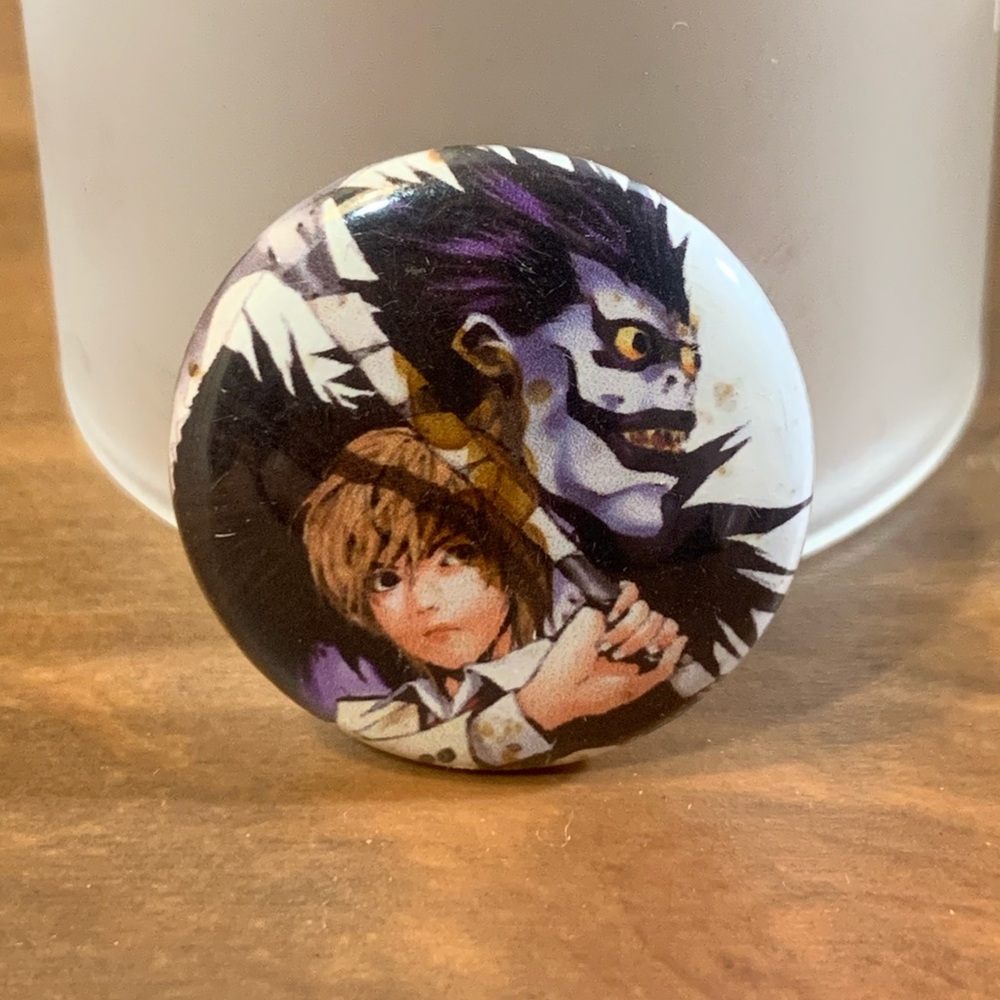 Death Note Button Pin